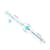 Кляп Liebe Seele Crystal Ball Gag - Blue (Large Ball)