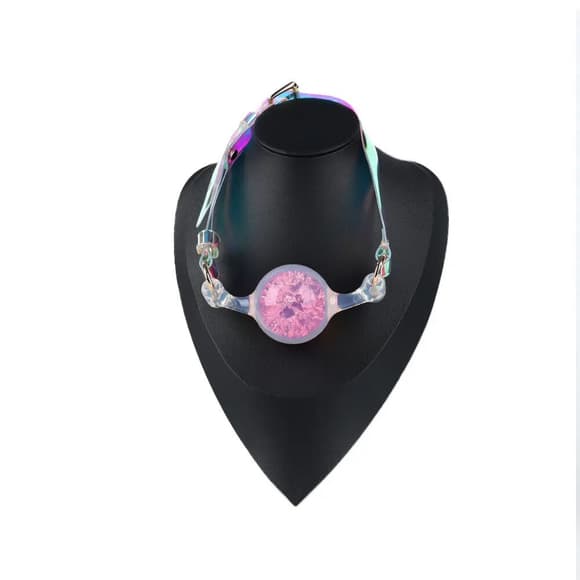 Кляп Liebe Seele Crystal Ball Gag - Pink (Large Ball)