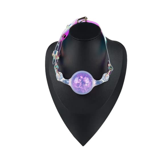 Кляп Liebe Seele Crystal Ball Gag - Purple (Small Ball)