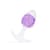 Анальна пробка Liebe Seele Icecream-shaped Crystal Anal Plug - Purple Small