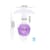 Анальна пробка Liebe Seele Icecream-shaped Crystal Anal Plug - Purple Small