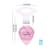 Анальна пробка Liebe Seele Heart-shaped Crystal Anal Plug - Pink Medium