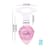Анальна пробка Liebe Seele Heart-shaped Crystal Anal Plug - Pink Medium
