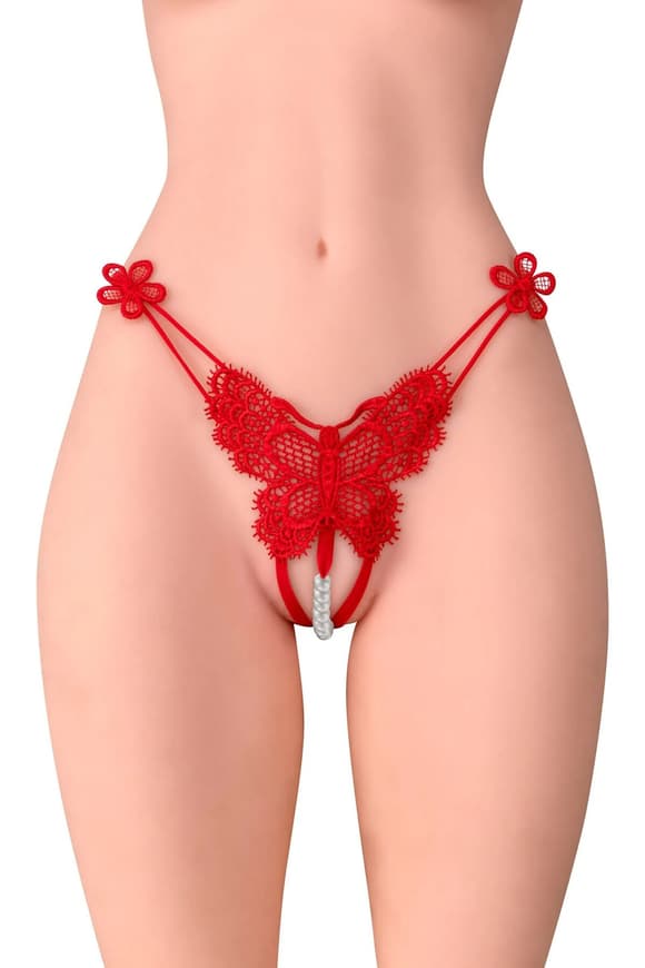Трусики з перлинами Fashion Secret Natasha Red