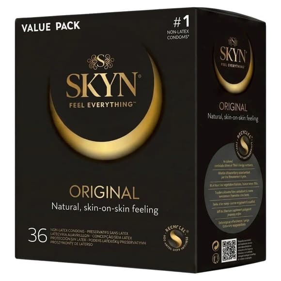 Безлатексные премиум-презервативы SKYN Original 36 шт