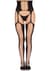 Колготки Leg Avenue Stockings with Attached Garter Belt One Size Black