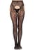 Колготки Leg Avenue Bloom Net Suspender Tights One Size Black