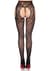 Колготки Leg Avenue Bloom Net Suspender Tights One Size Black
