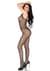 Бодістокінг Leg Avenue Crotchless Fishnet Bodystocking One Size Black