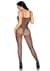 Бодістокінг Leg Avenue Crotchless Fishnet Bodystocking One Size Black