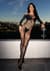 Бодістокінг Leg Avenue Crotchless Fishnet Bodystocking One Size Black