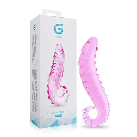 Скляний фалоімітатор в формі щупальця Gildo No. 34 Tentacle Glass Dildo