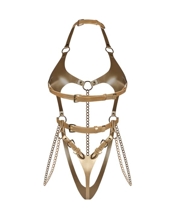 Боді Obsessive Anyya Gold teddy S/M/L