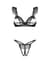 Комплект Obsessive Carrola 2-pcs crotchless set S/M