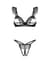 Комплект Obsessive Carrola 2-pcs crotchless set 2XL/3XL