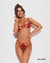 Комплект Obsessive Luise Sublim Red 2-pcs crotchless set L/XL