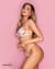 Комплект Obsessive Luise Sublim White 2-pcs crotchless set L/XL