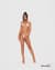 Комплект Obsessive Luise Sublim White 2-pcs crotchless set L/XL
