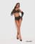 Комплект Obsessive Rossay Black 4-pcs crotchless set S/M