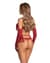 Комплект Obsessive Rossay Red 4-pcs crotchless set S/M