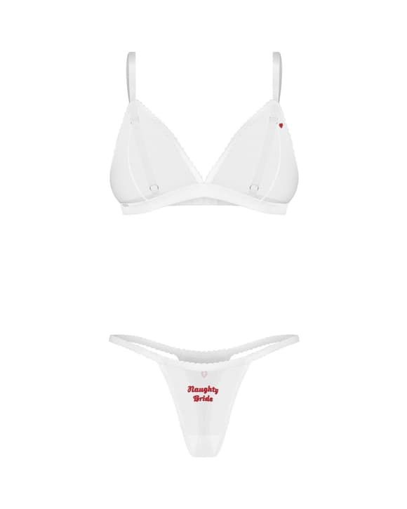 Комплект Obsessive Weddya Bride 3-pcs set S/M