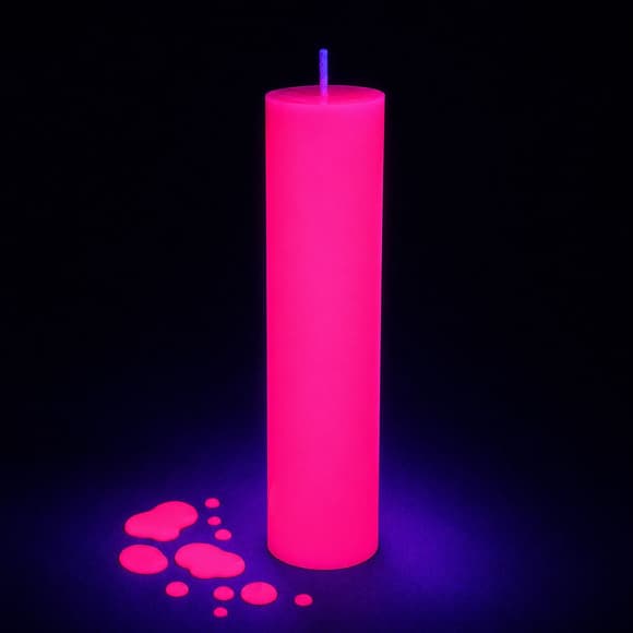 Свеча для WaxPlay Feral Feelings UV-neon 15 см Neon Pink