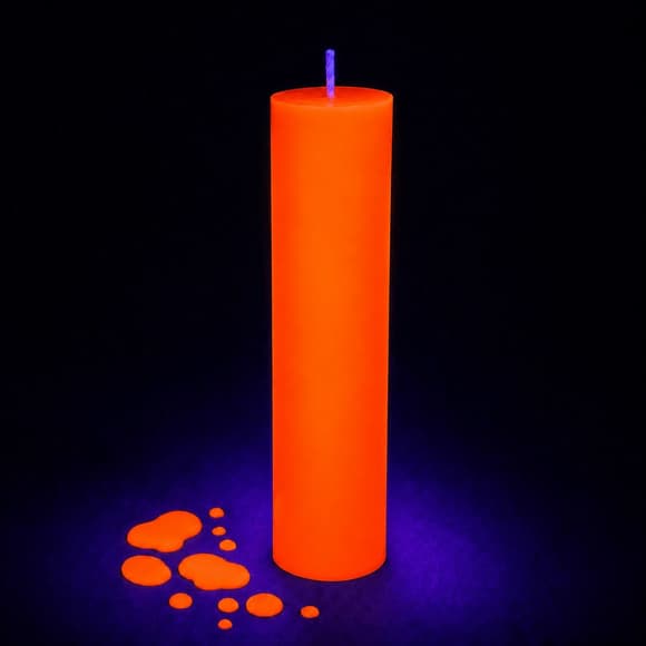 Свеча для WaxPlay Feral Feelings UV-neon 15 см Neon Orange