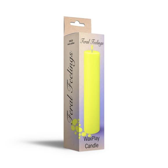 Свеча для WaxPlay Feral Feelings UV-neon 15 см Neon Yellow