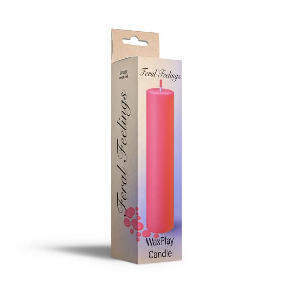 Свеча для WaxPlay Feral Feelings UV-neon 15 см Neon Red